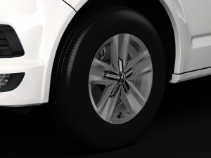 volkswagen transporter highline 2018 wheel 3D Model
