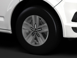 volkswagen transporter highline 2018 wheel Modèle 3D