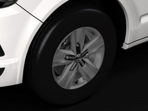 volkswagen transporter highline 2018 wheel Modèle 3D
