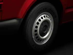 volkswagen transporter van t61 2020 wheel 3D Модель