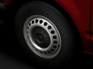 volkswagen transporter van t61 2020 wheel 3D Модель