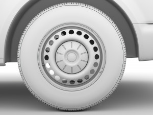 volkswagen transporter van t61 2020 wheel 3D Модель