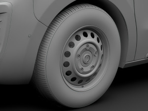 vuaxhall vivaro 2019 wheel 3D Model