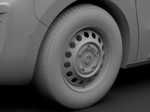 vuaxhall vivaro 2019 wheel 3D Model