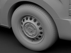 vuaxhall vivaro 2019 wheel 3D Model