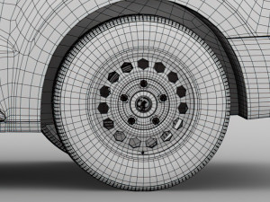 vuaxhall vivaro 2019 wheel 3D Model
