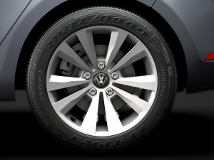 Vw golf tsi bluemotion 2019 wheel 3D Model