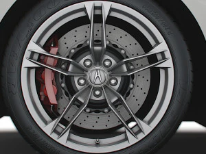 Acura NSX Type S 2022 wheel 3D Model