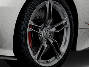 Acura NSX Type S 2022 wheel 3D Model