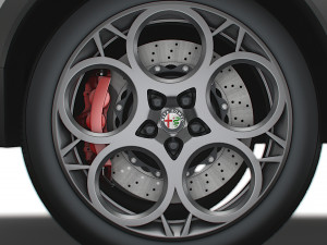 Alfa Romeo Tonale Veloce 965 2022 wheel Modello 3D
