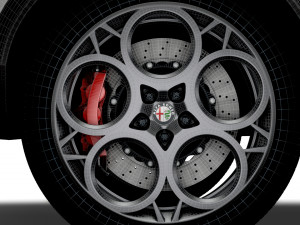 Alfa Romeo Tonale Veloce 965 2022 wheel Modello 3D