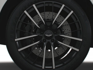 Aston Martin DBX 707 2023 wheel 3D मॉडल