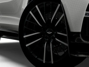 Aston Martin DBX 707 2023 wheel 3D Model