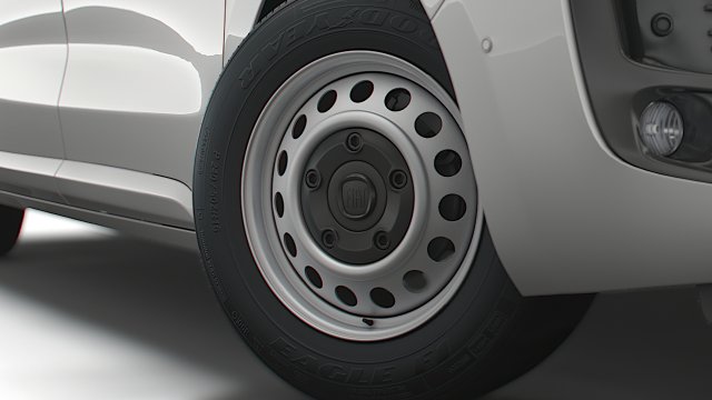 Fiat Scudo 2022 wheel 3D Модель .c4d .max .obj .3ds .fbx .stl .blend 