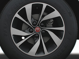Fiat Ulysse 2022 wheel Modelo 3D