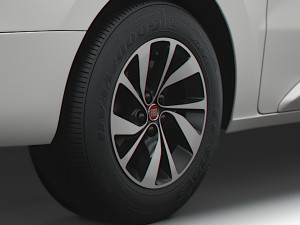 Fiat Ulysse 2022 wheel Modelo 3D