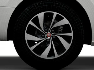 Fiat Ulysse 2022 wheel 3D Model