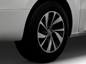 Fiat Ulysse 2022 wheel 3D Model