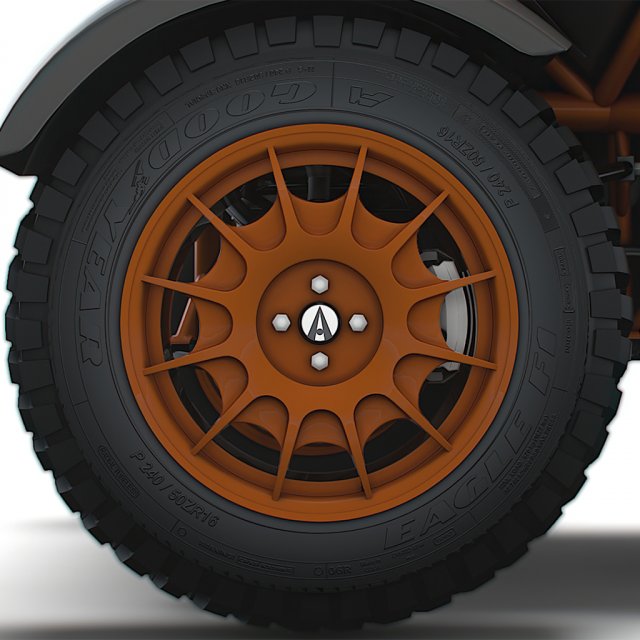 Ariel Nomad 2018 wheel 3D-Modell .c4d .max .obj .3ds .fbx .stl .blend 