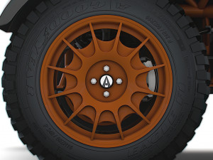 Ariel Nomad 2018 wheel 3Dモデル
