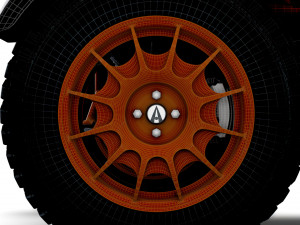 Ariel Nomad 2018 wheel 3D-Modell
