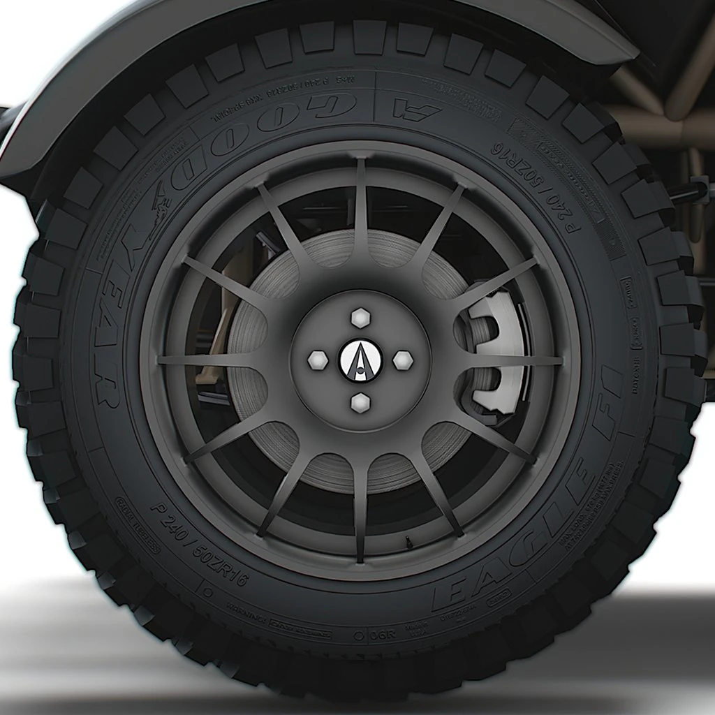 Ariel Nomad 2023 wheel 3D Model .c4d .max .obj .3ds .fbx .stl .blend