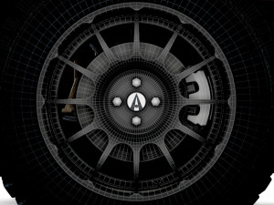 Ariel Nomad 2023 wheel Modello 3D