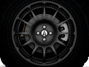 Ariel Nomad 2023 wheel 3D Model