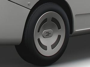Generic EV Mid Van 2023 wheel 3D Модель