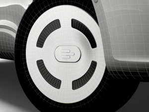Generic EV Mid Van 2023 wheel 3D Модель