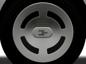 Generic EV Mid Van 2023 wheel 3D Модель