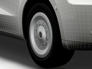 Generic EV Small Van 2023 wheel 3D Модель