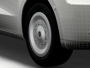Generic EV Small Van 2023 wheel 3D Model