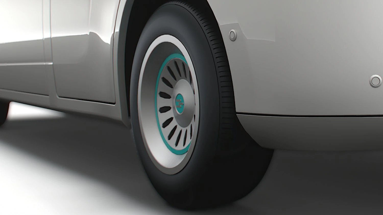 Generic Panel Van 2023 wheel 3D Model .c4d .max .obj .3ds .fbx .stl .blend 
