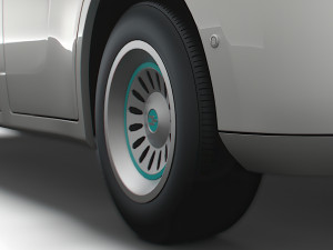 Generic Panel Van 2023 wheel 3D Model