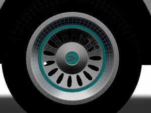 Generic Panel Van 2023 wheel 3D Model