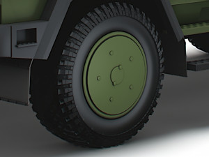 Kozak 2M1 2022 wheel Modello 3D
