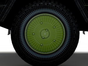 Kozak 2M1 2022 wheel Modello 3D