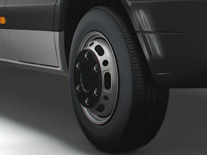 Mercedes Sprinter Cargo Van 2008 колеса 3D Модель