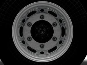 Mercedes Sprinter Cargo Van 2008 wheel 3D Модель