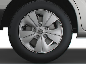 Nissan E NV200 Van 2022 wheel Modelo 3D