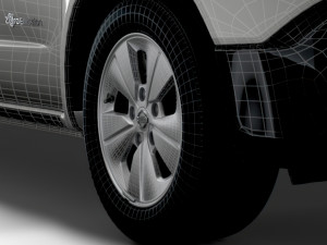 Nissan E NV200 Van 2022 wheel Modelo 3D