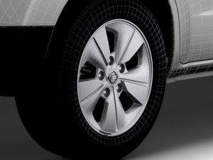 Nissan E NV200 Van 2022 wheel Modelo 3D