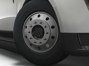 Roda Tesla Semi Truk 2023 Model 3D