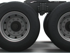 Tesla Semi Truck 2023 wheel 3D Model