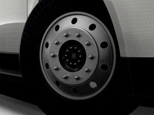 Tesla Semi Truck 2023 wheel 3D Model