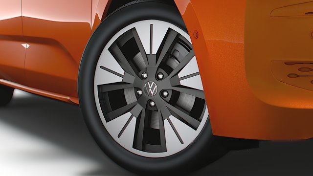 VW Multivan T7 2023 wheel 3D Model .c4d .max .obj .3ds .fbx .stl .blend 