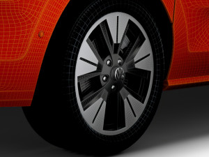VW Multivan T7 2023 wheel 3D Model