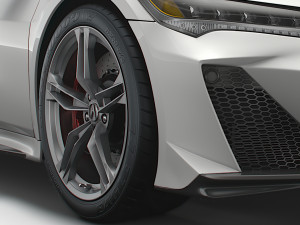 Acura NSX Type S 2022 wheel 3D Model
