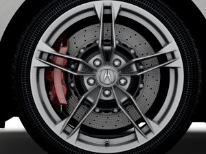 Acura NSX Type S 2022 wheel Modelo 3D